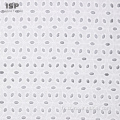 Tissu de broderie en fil blanc en coton tissé pour robes
